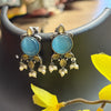 Colorful - German Silver Earrings