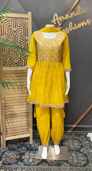Teenage Girls - Yellow Kurti set