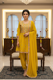 Teenage Girls - Yellow Kurti set