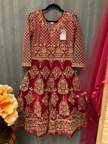 Teenage Girls party wear Long dress- size 36