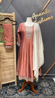 Plus Size Anarkali party Wear kurti set