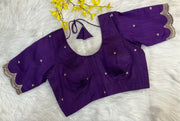 Raw Silk Blouse