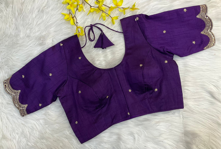Raw Silk Blouse
