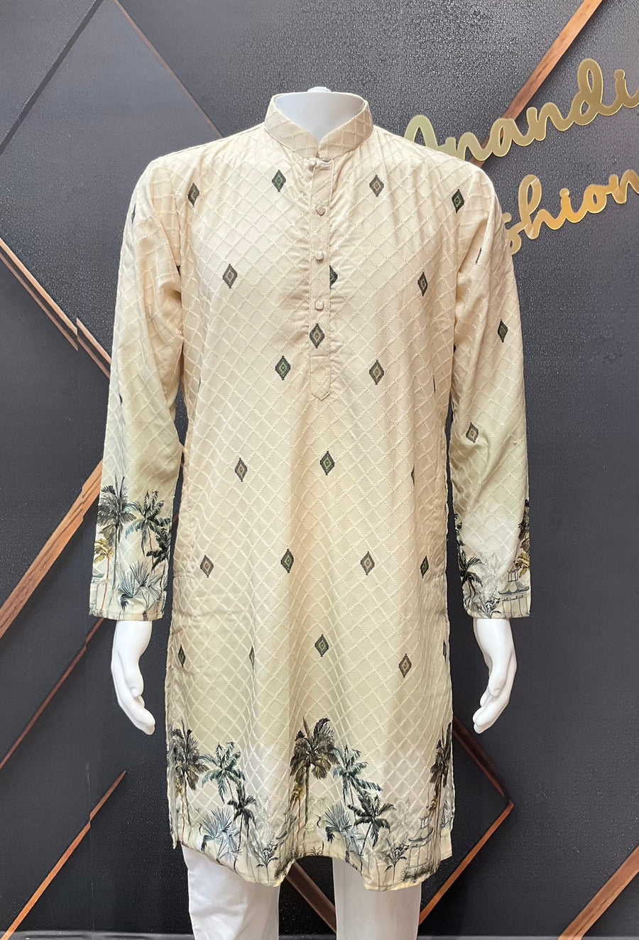 Embroidery Work Mens kurta set