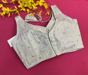 Silver Tissue Blouse