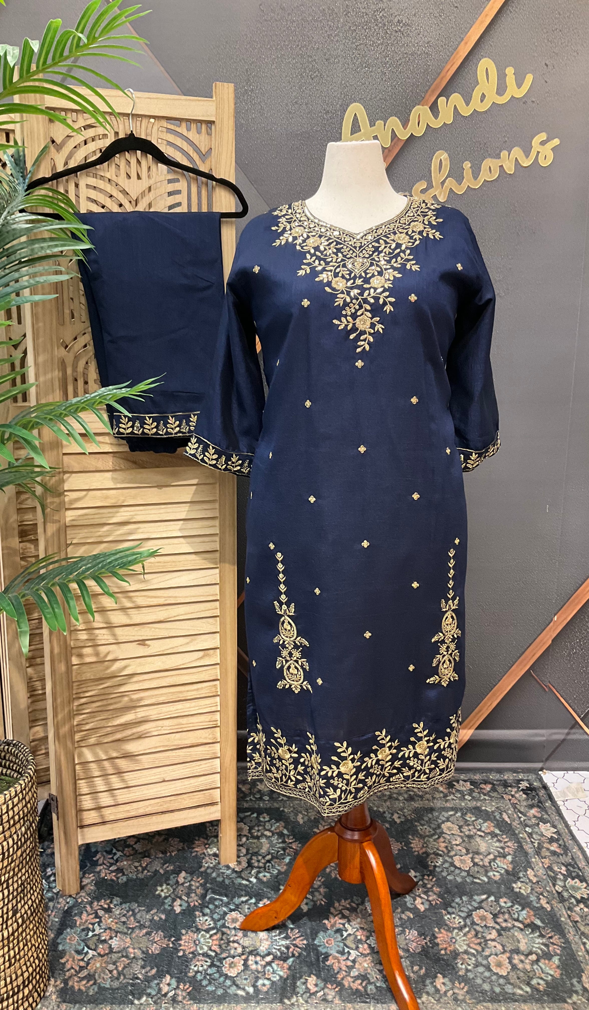 Plus size Party Wear Kurti sets