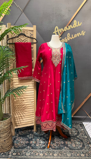 Size 52 - Plus size dresses Anarkali Party Wear Kurti sets