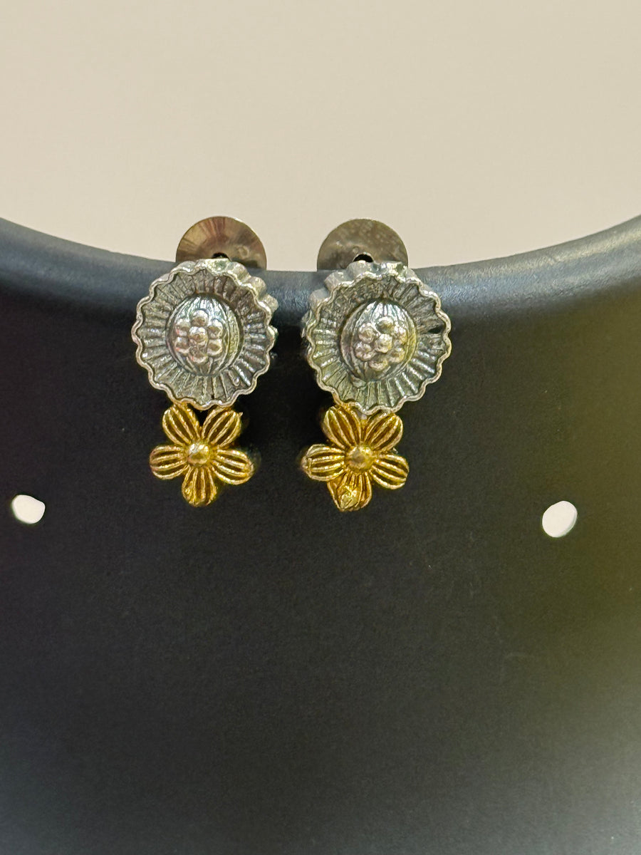 Dual Tone German Silver Necklace set