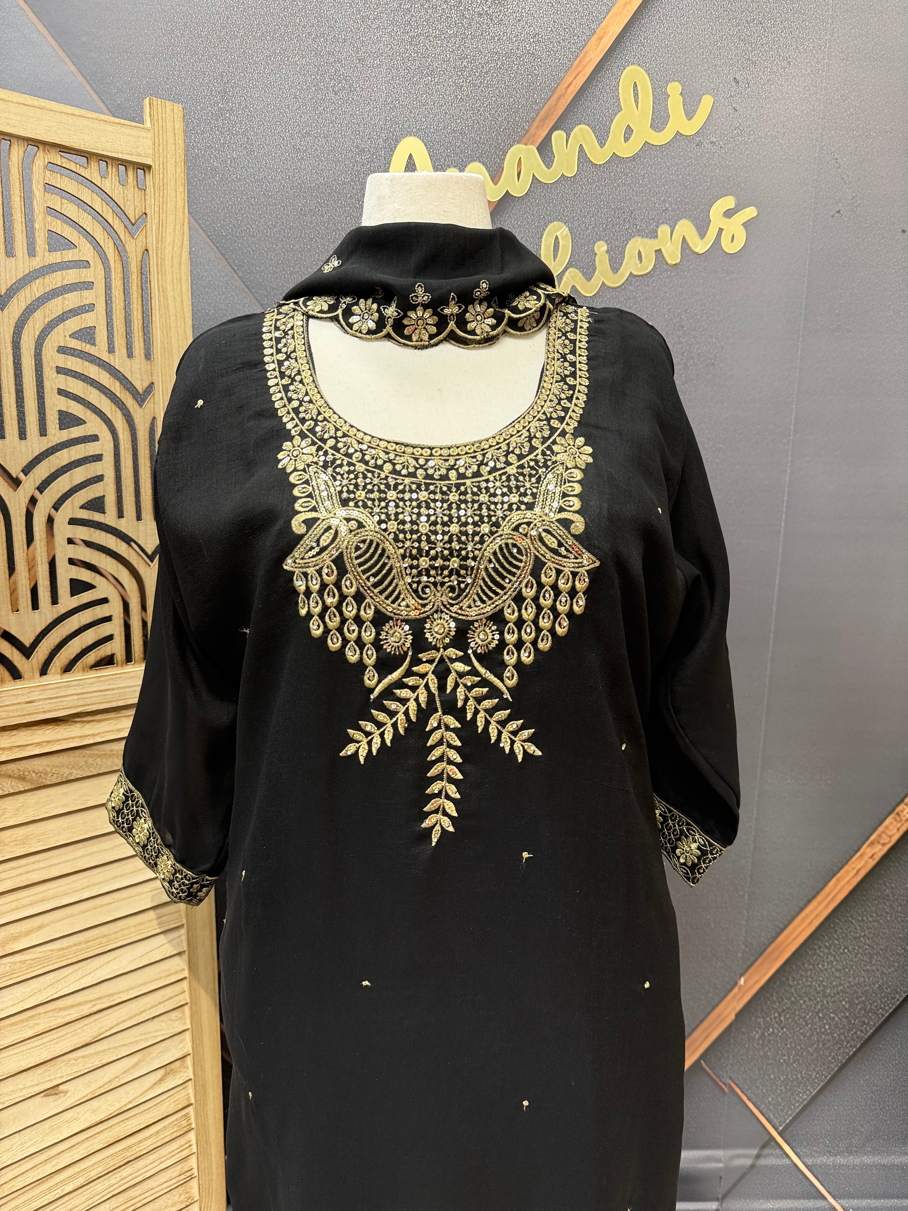 Plus Size - Party Wear Kurti set