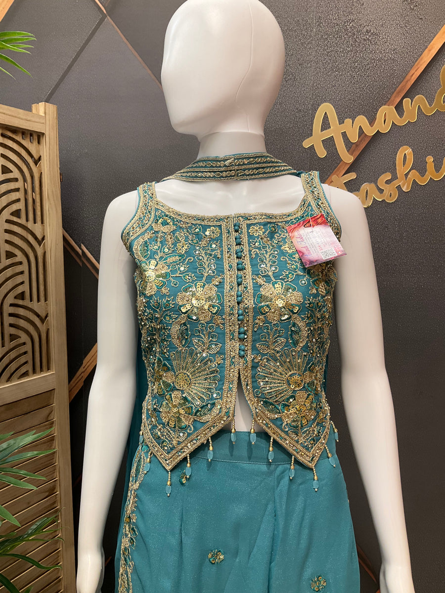 Blue Teenage Girls palazzo sets