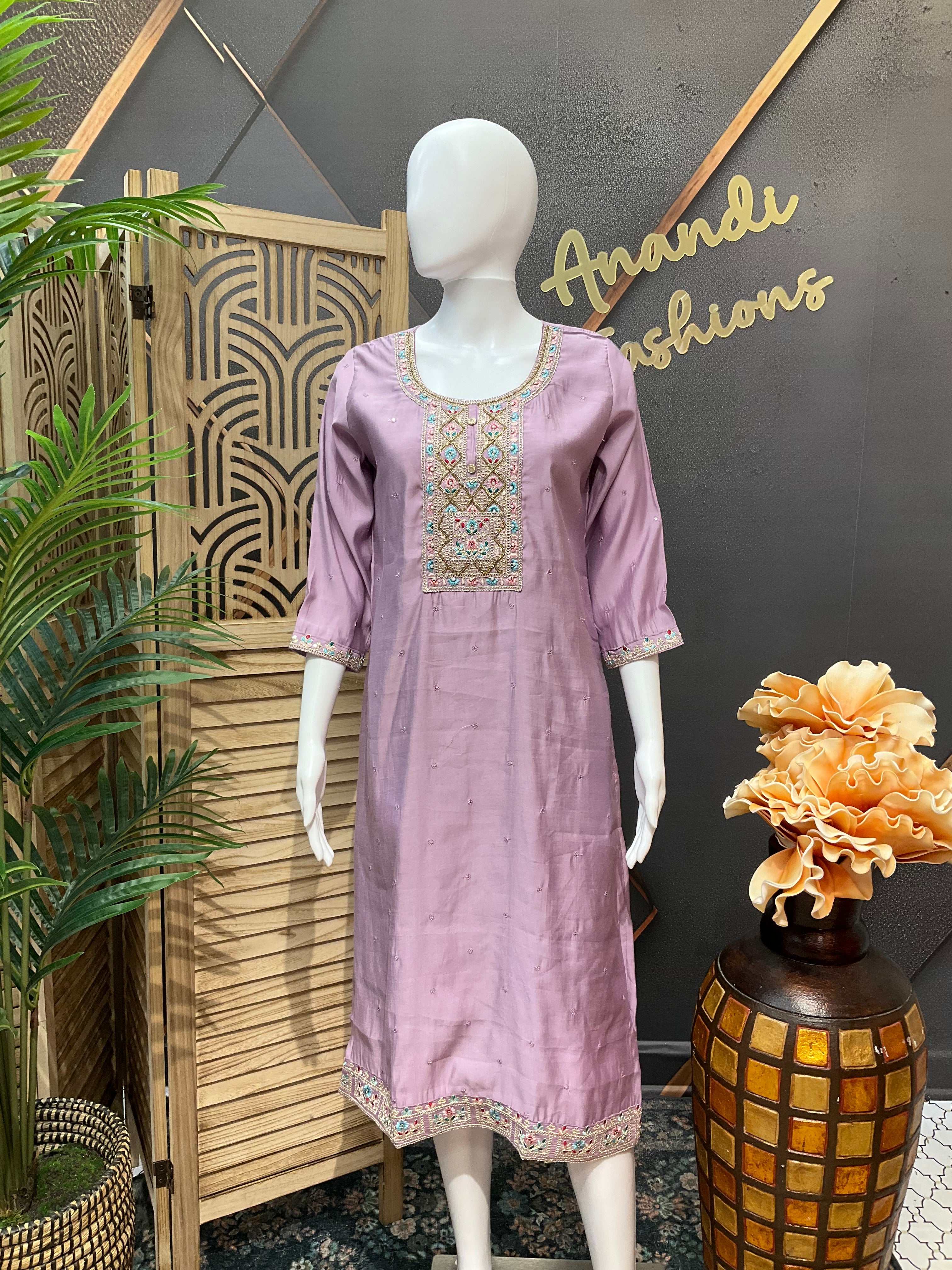 Light purple kurti