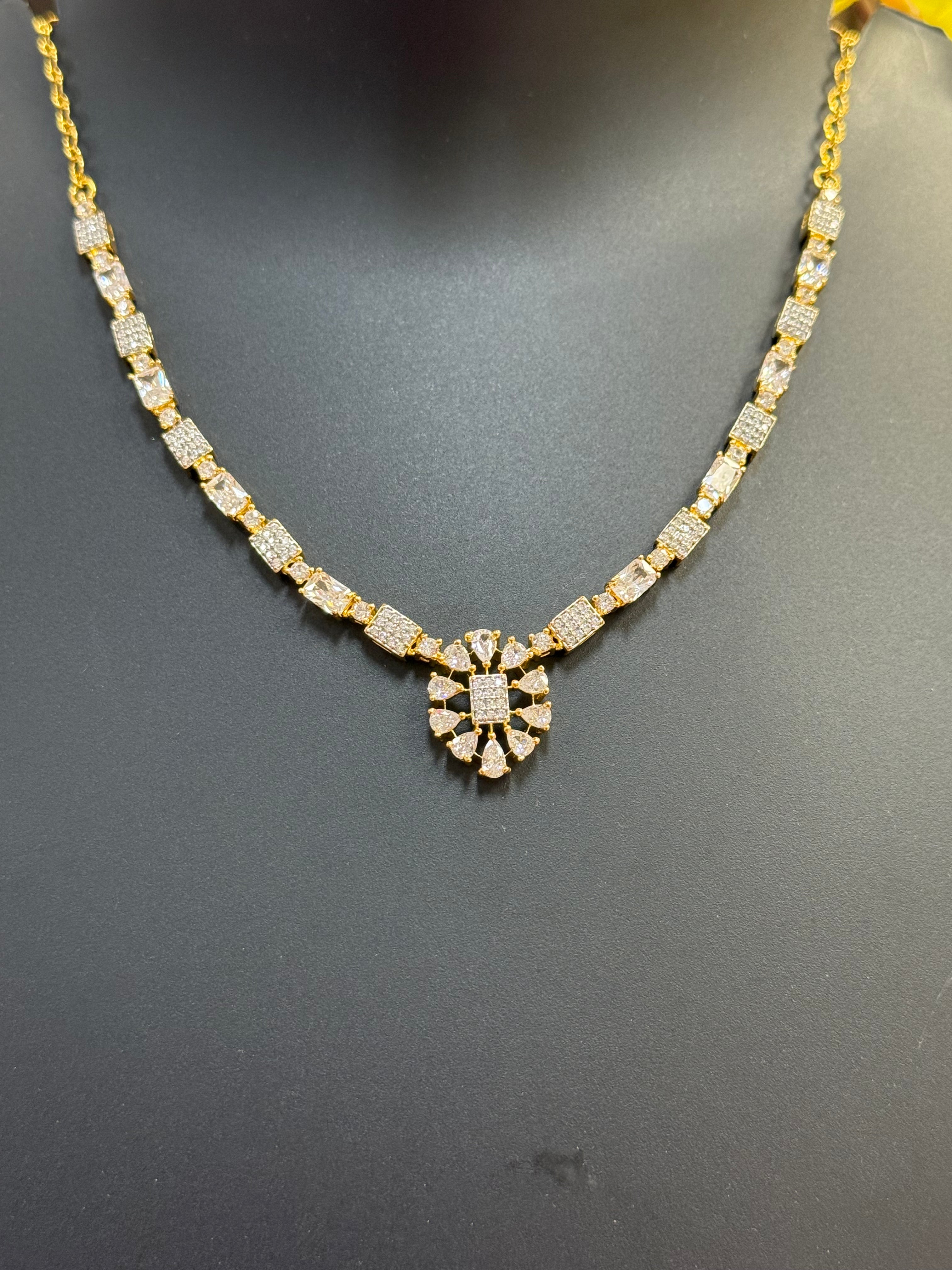 Simple AD Necklace Set
