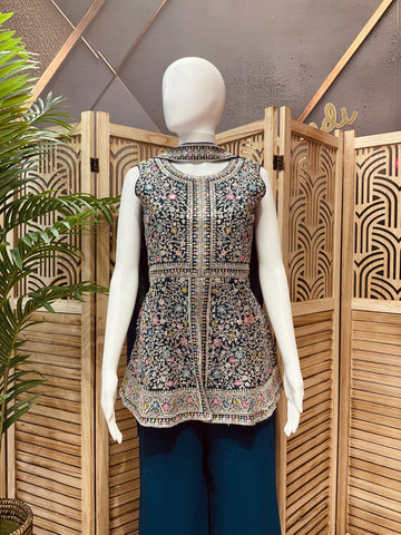 Teenage Girls - Teal Blue sharara