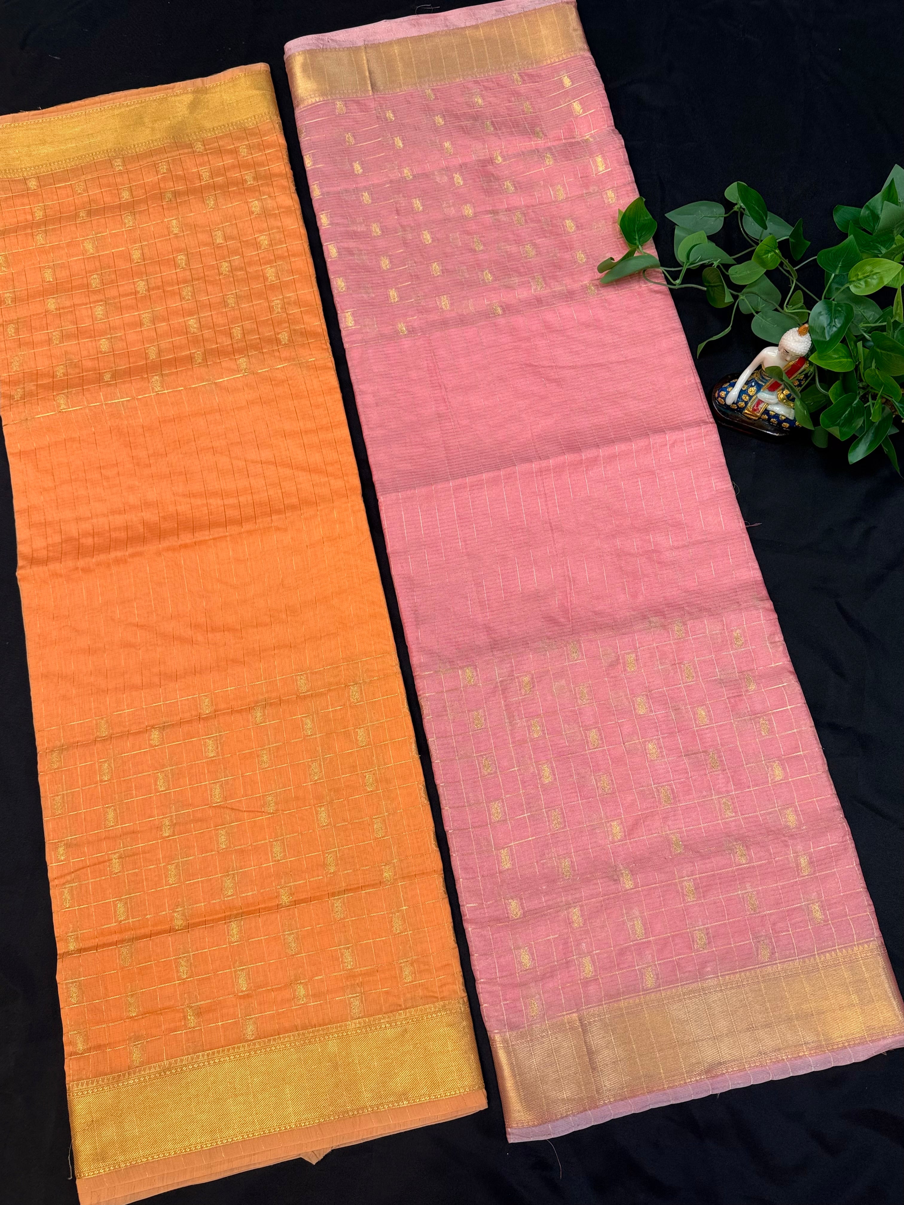 Pastel Colors-Cotton Silk Light Weight Sarees