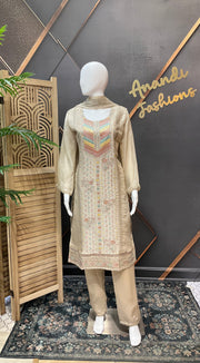 Grey Party Wear kurti set