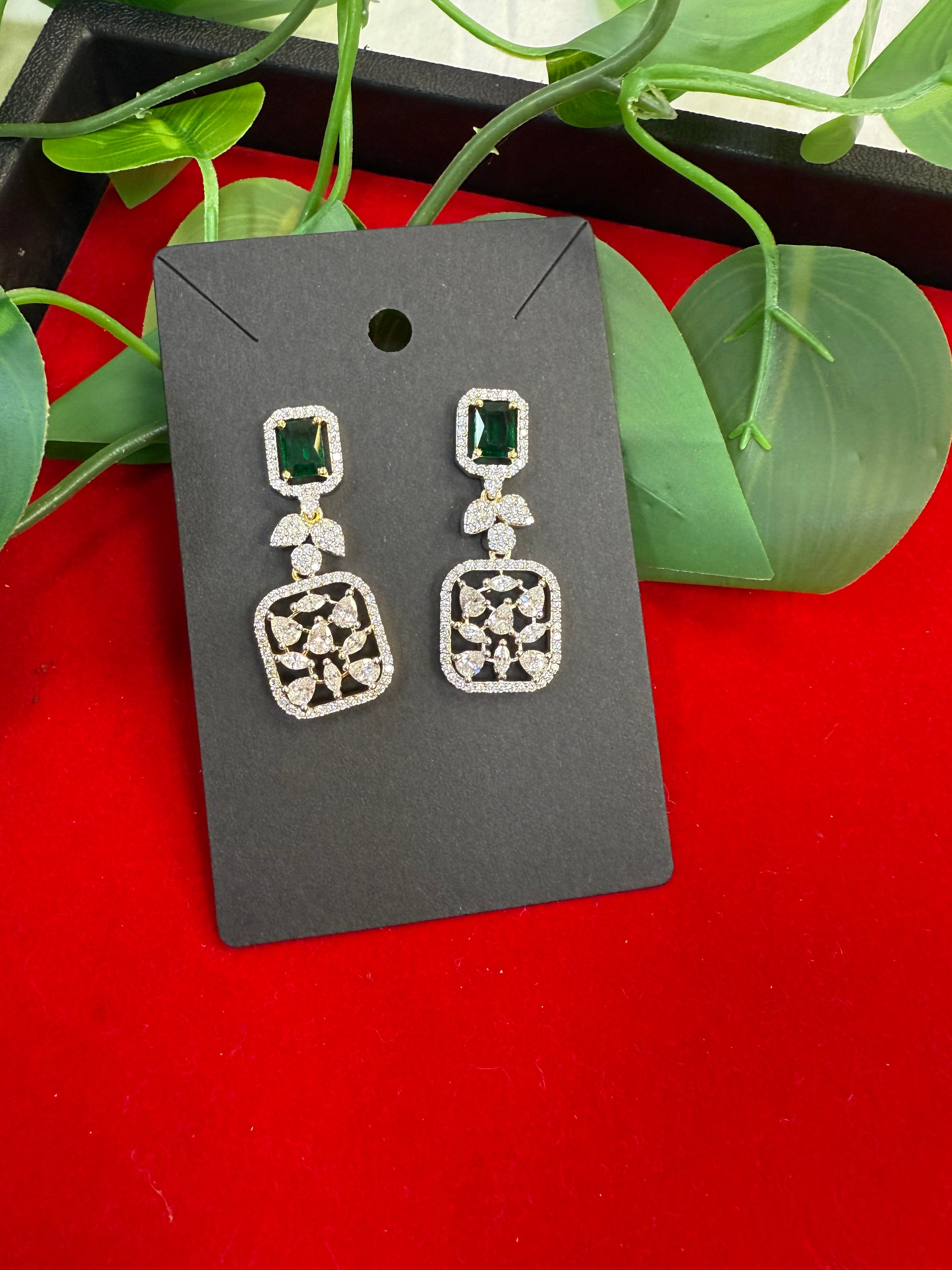 Party Wear CZ Earrings  image 2