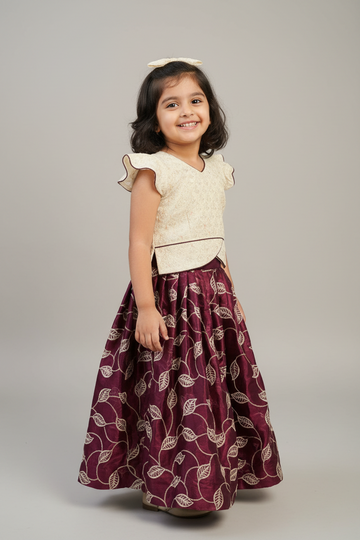 Indian Kids dress with skirt and top fits 4-5  years