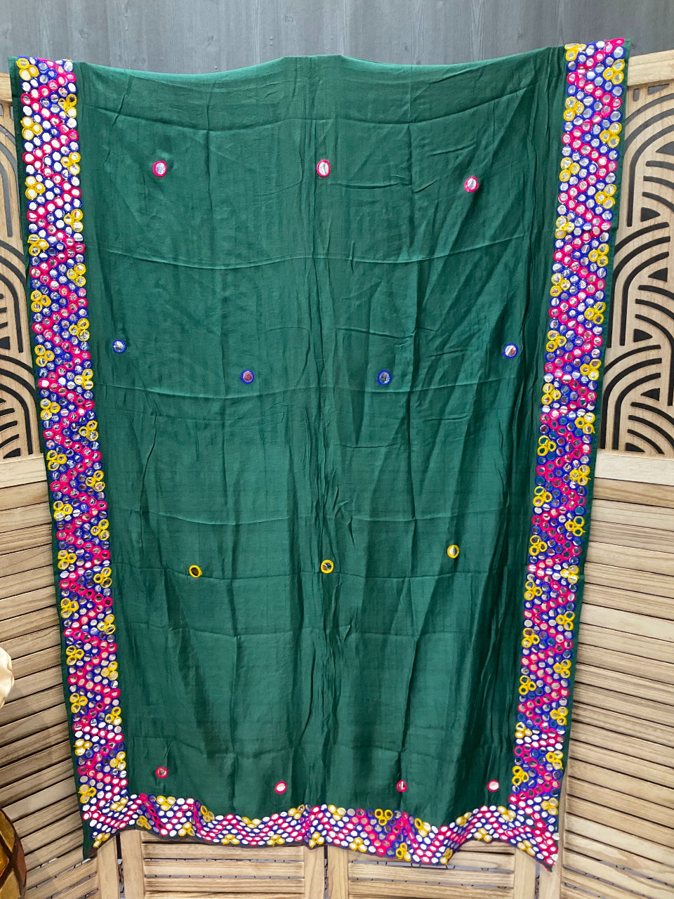 Navratri Dupattas with foil Mirrors image 7