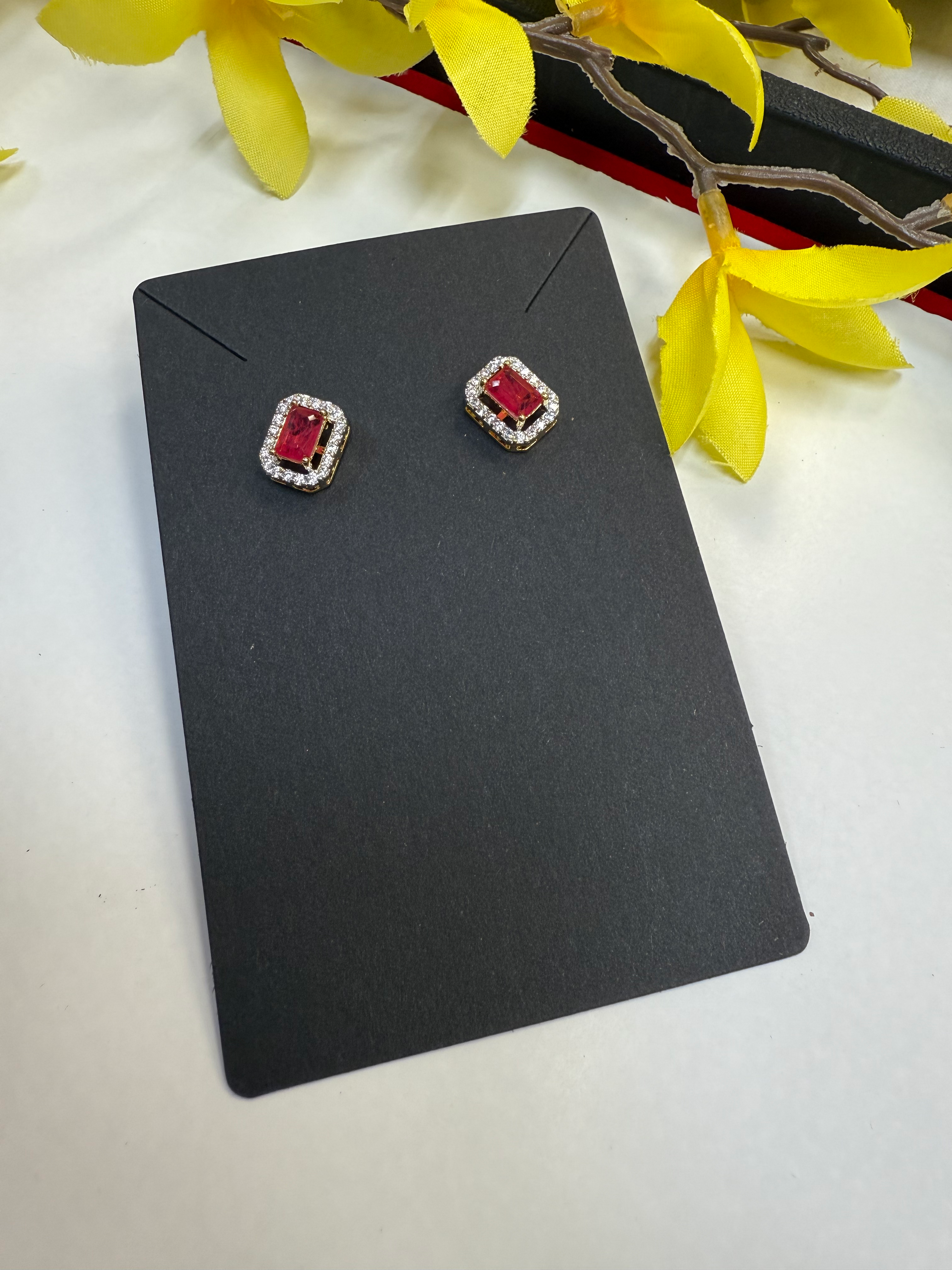 Small Studs/ Stone Earrings  image 3