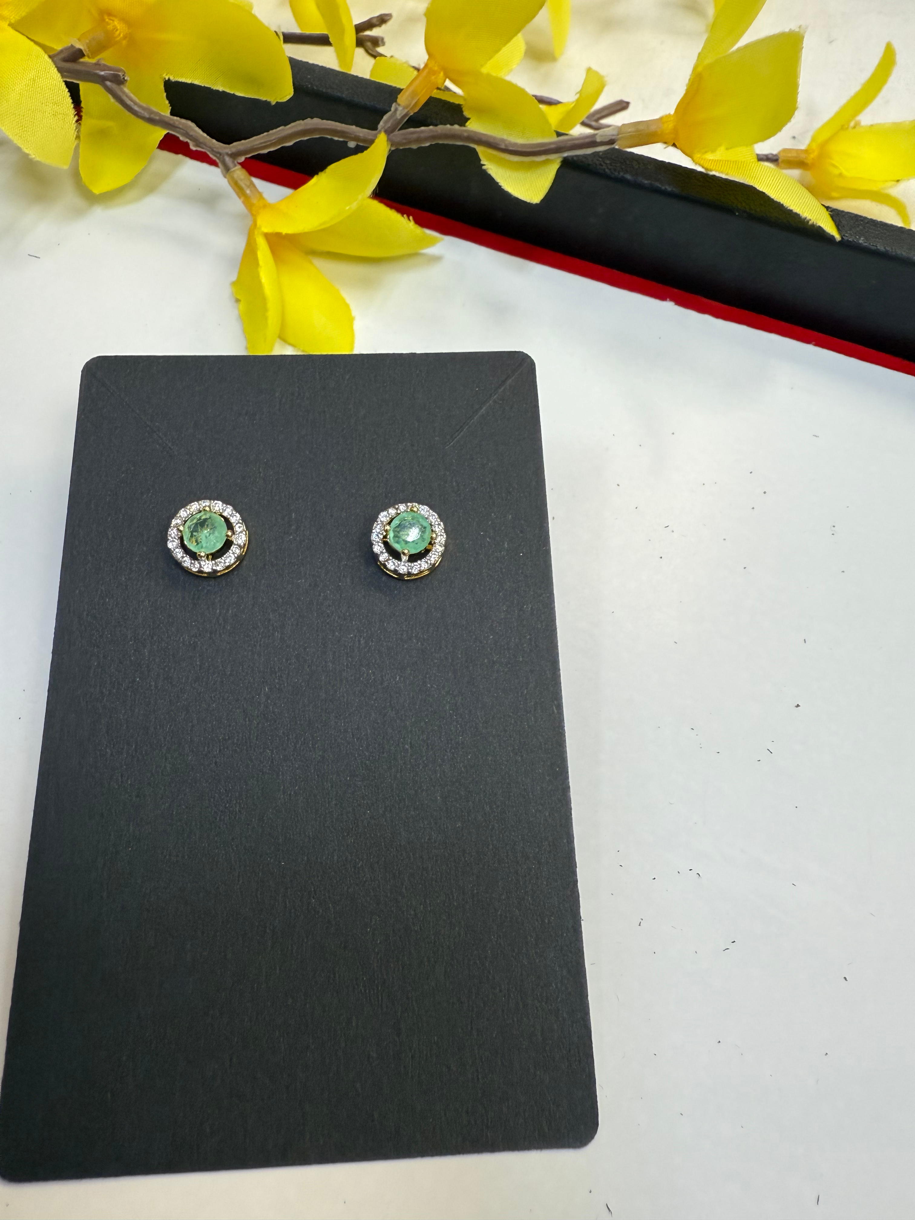 Small circle studs/earrings image 5