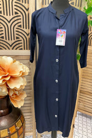 Teens Girls kurti with collar neck