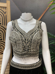 Georgette Party Wear Lehenga Set - Wedding & Festive