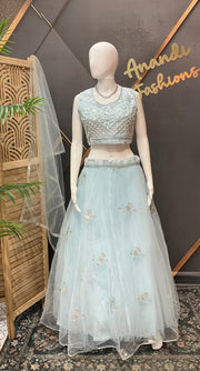 Pastel Blue  Lehenga set