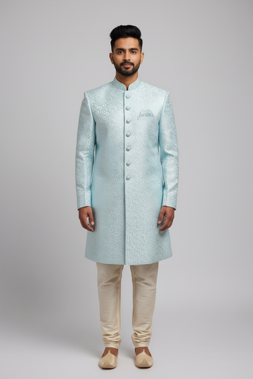 Size 44 - Blue Men’s Sherwani set