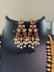 Premium Collections Heavy Jadau Kundan Long Necklace set