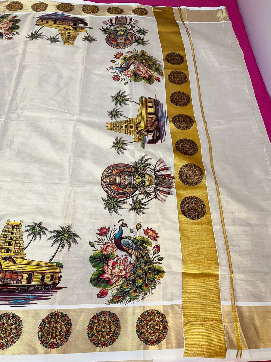 Kerala Set Mundu saree