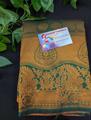 Pure Silk Saree - Copper Zari Work Traditional & Trendy 7 Colors