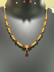 Micro Gold Polish Necklace Set