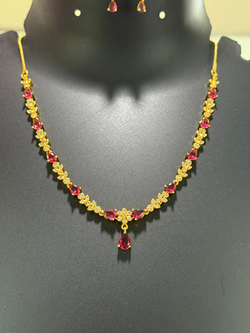 Micro Gold Polish Necklace Sets