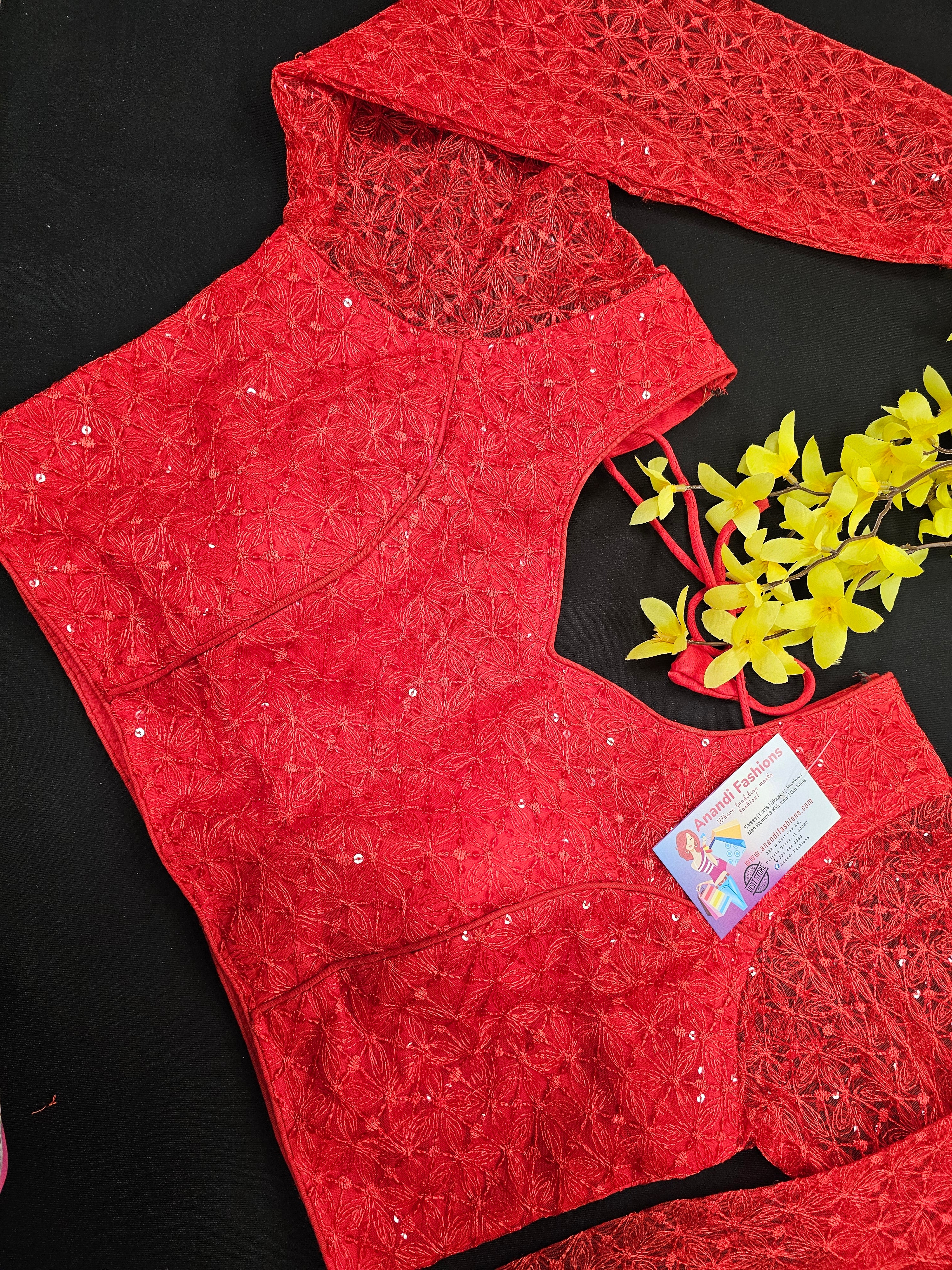 Indian Blouse - Long sleeves blouse image 2