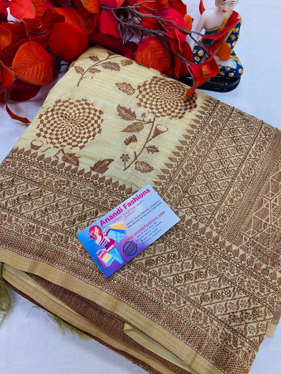 Silk Saree - Stunning TUSSAR SILK Sarees image 9