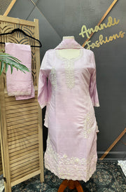 Pastel Lavender Kurti set