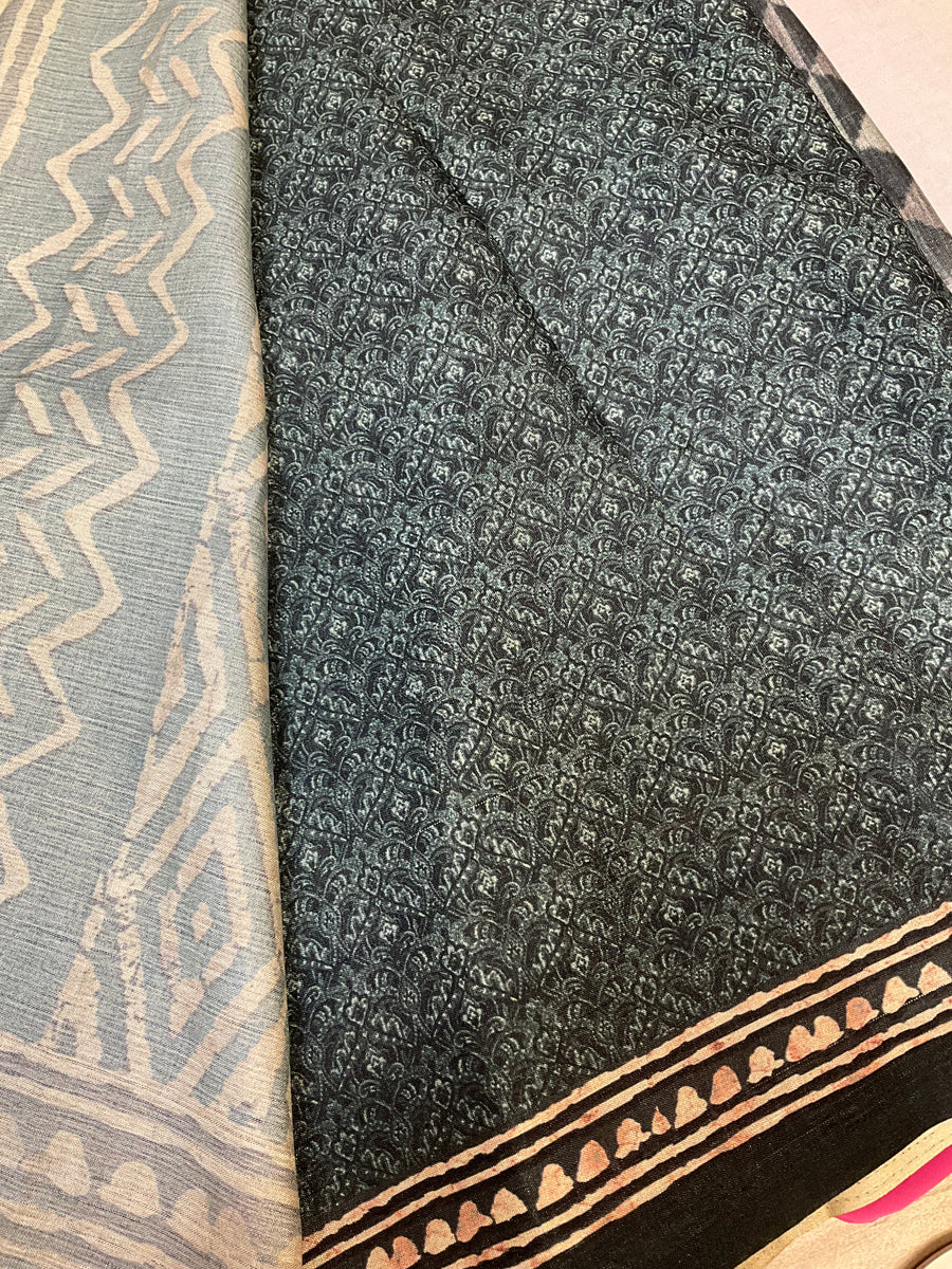 Grey Fancy Saree