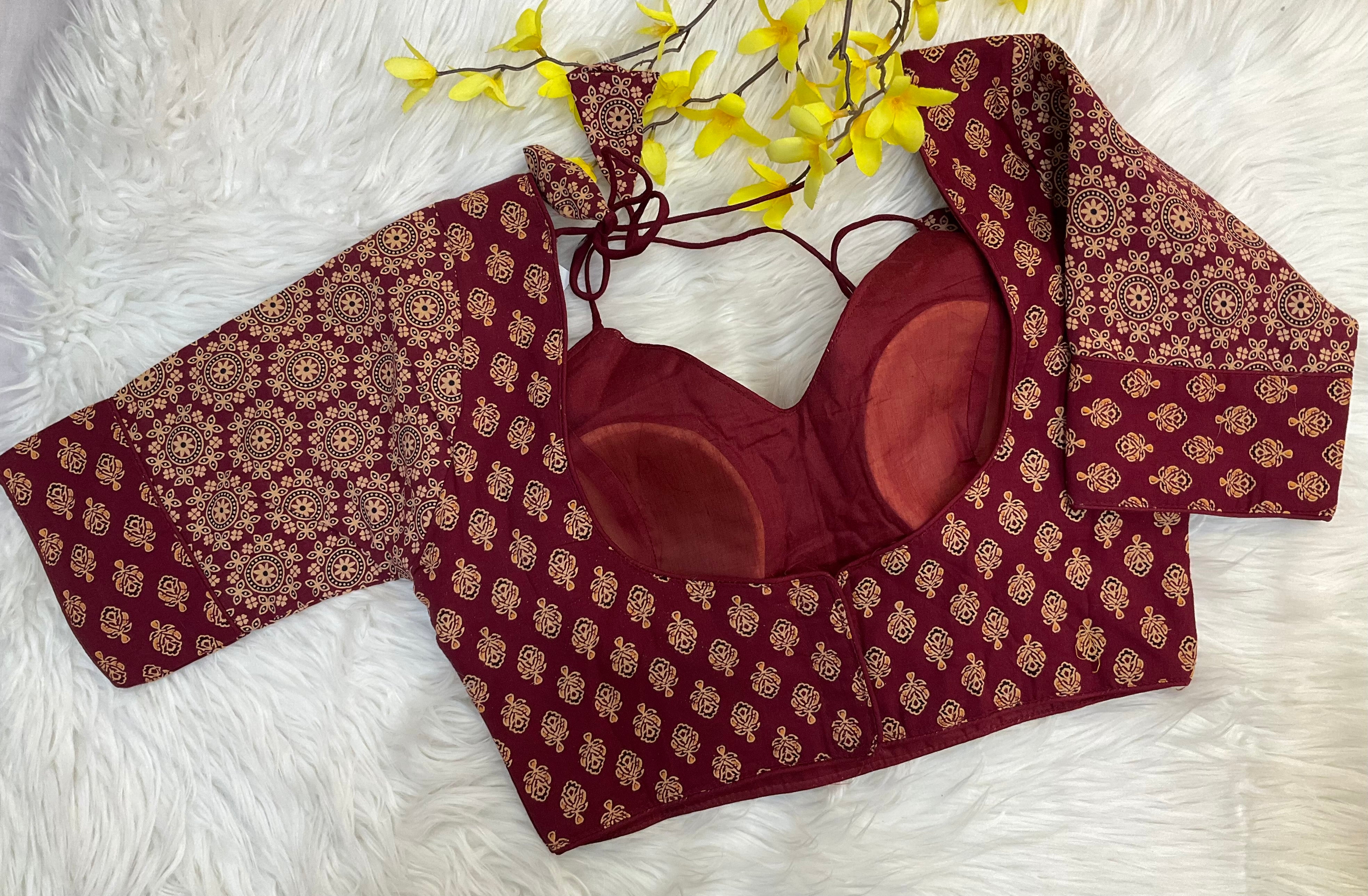 Maroon Blouse -Size 38