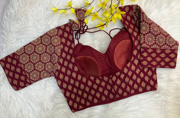 Maroon Blouse -Size 38