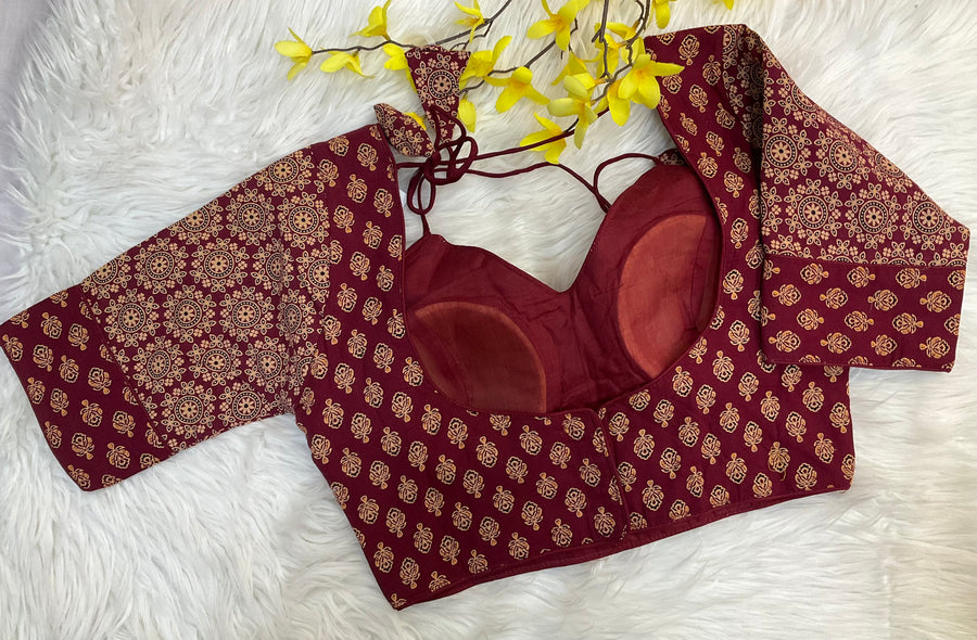 Maroon Blouse
