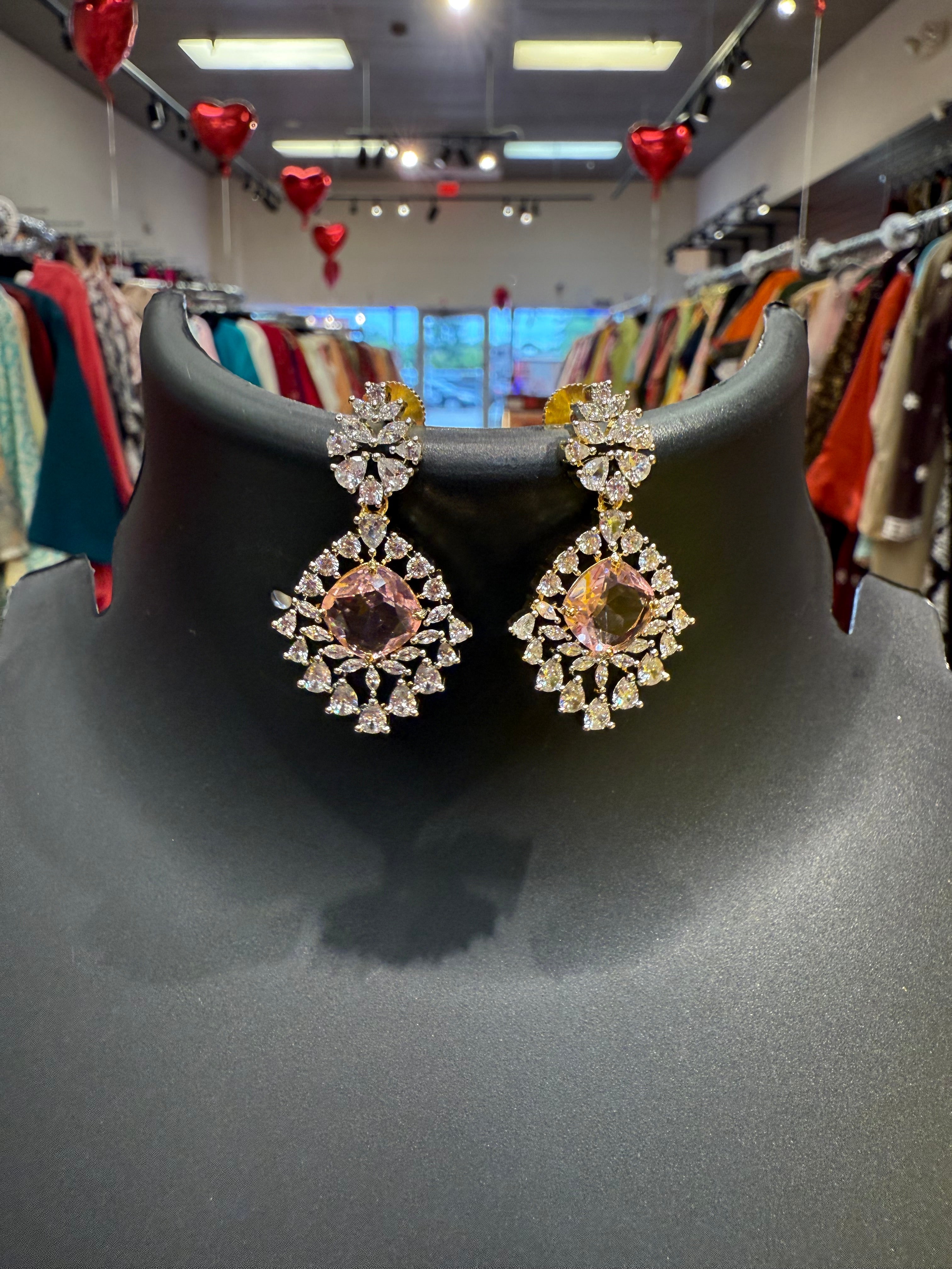 Party Wear CZ Necklace set