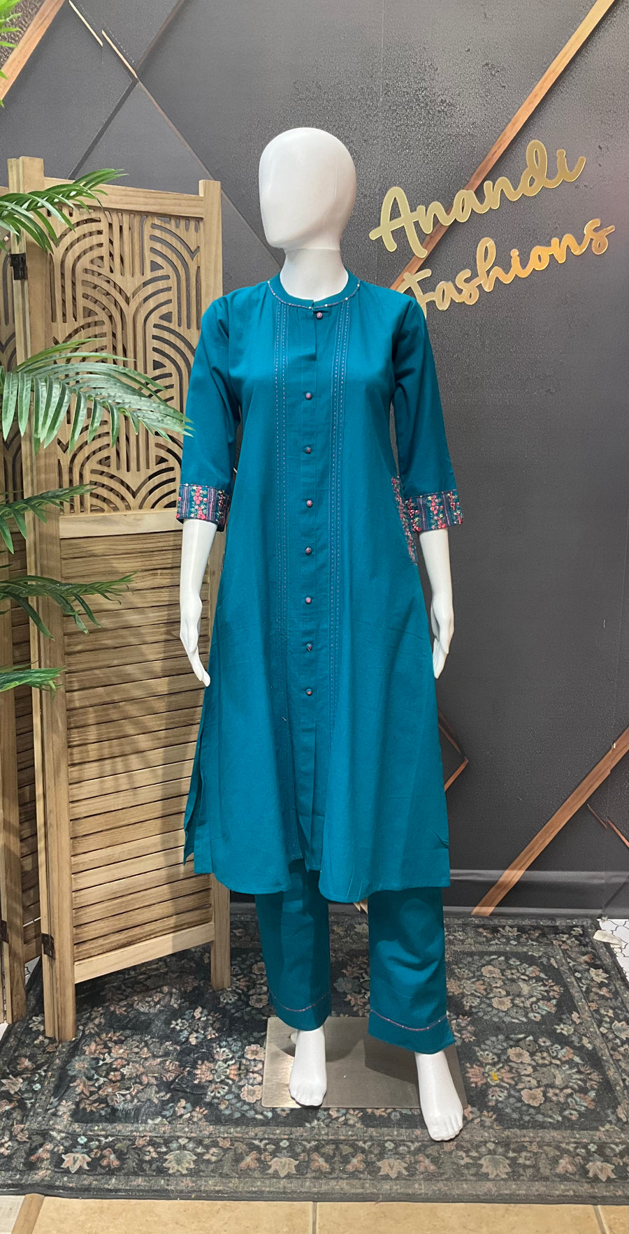 Women’s Khadi Cotton Kurti Set