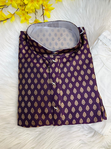 Purple Men's Wear kurta sets