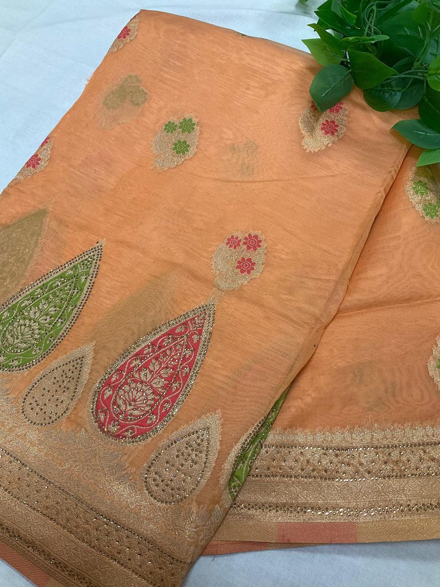 Banarasi Silk Saree - Five Stunning Colors with Great Designs