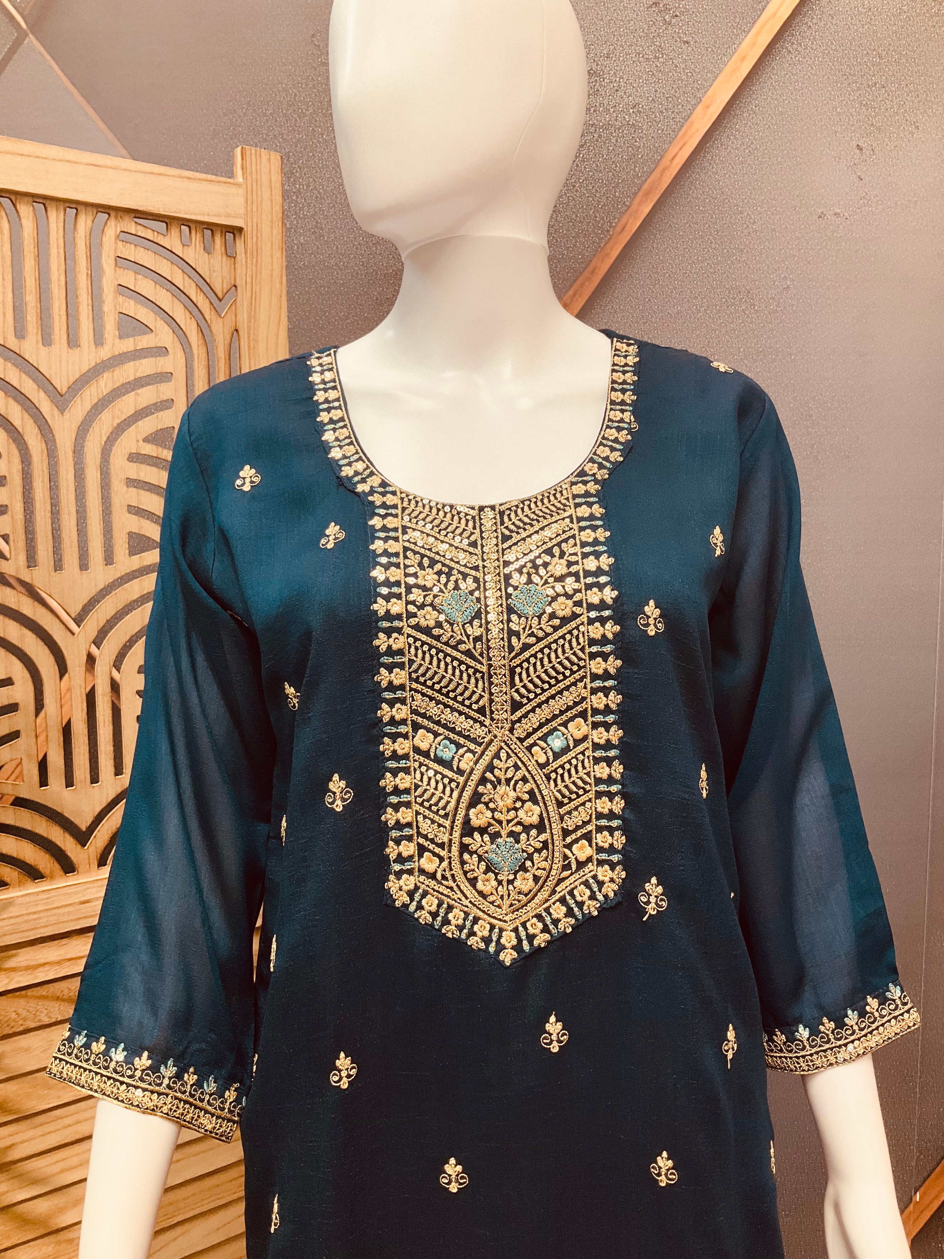 Party Wear Chudidhar/Kurti Set