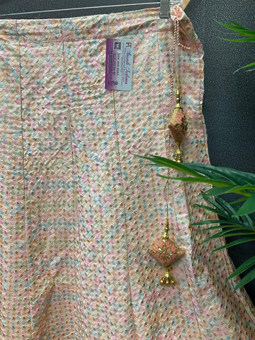 Pastel Pink Lehenga Skirt - Party & Wedding Wear