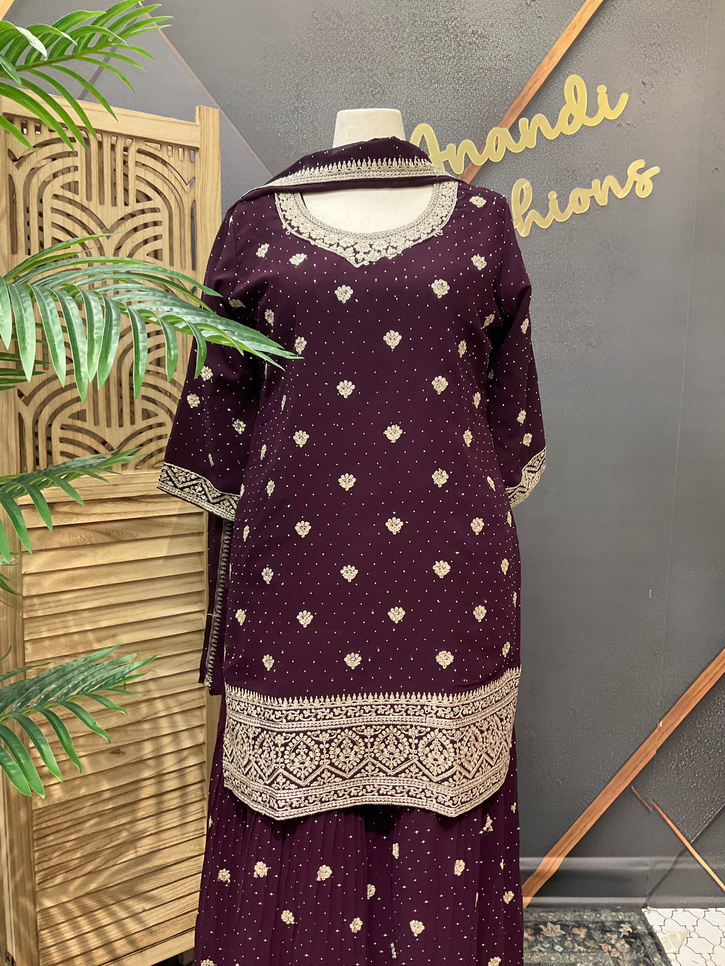 Plus size sharara sets - Size 44/46