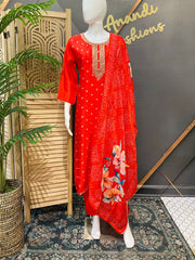 Women’s Banarasi Kurti Set