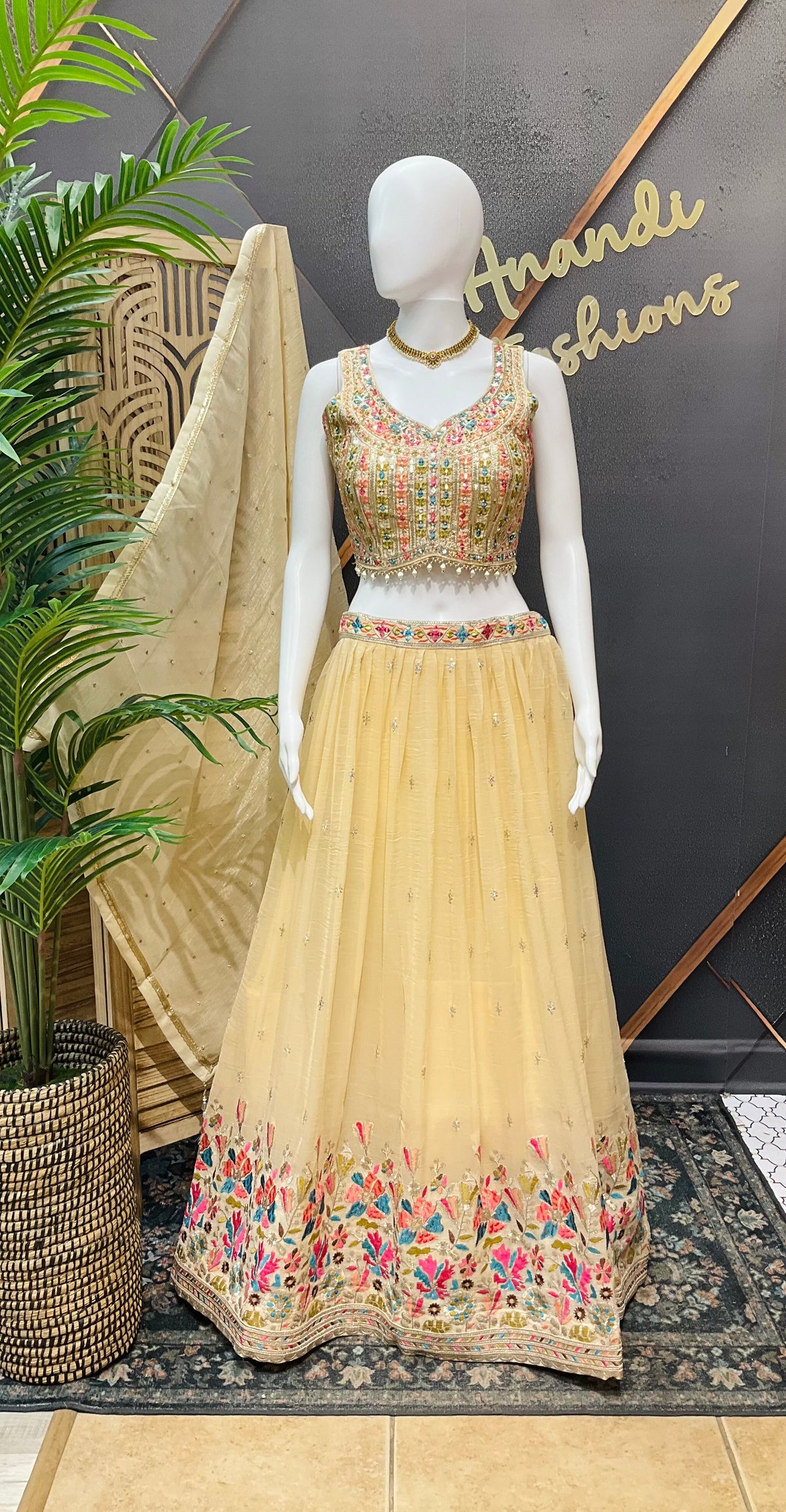 Gold Color - Party Wear Lehenga sets