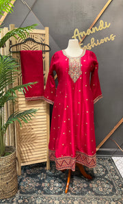 Plus Size Dresses Anarkali Kurti Set